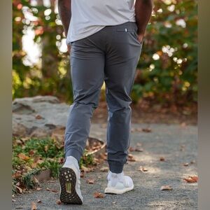 Rhoback Men’s Delta Performance Jogger in Charcoal Grey Sz. XL